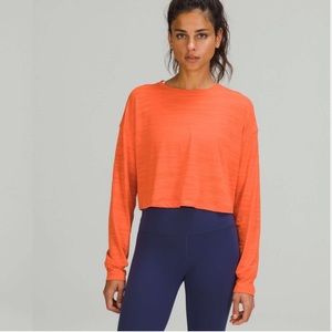 Lululemon Muscle Love Long Sleeve Shirt *Tiger Mesh
Warm Coral